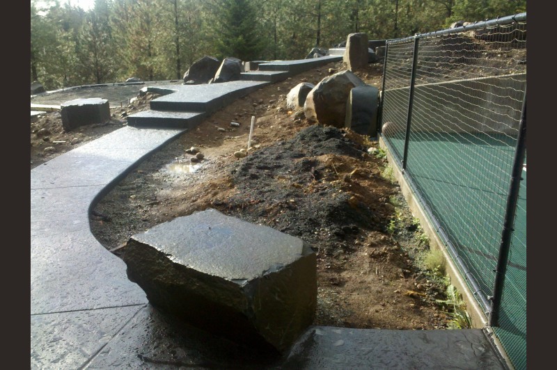 Concrete path